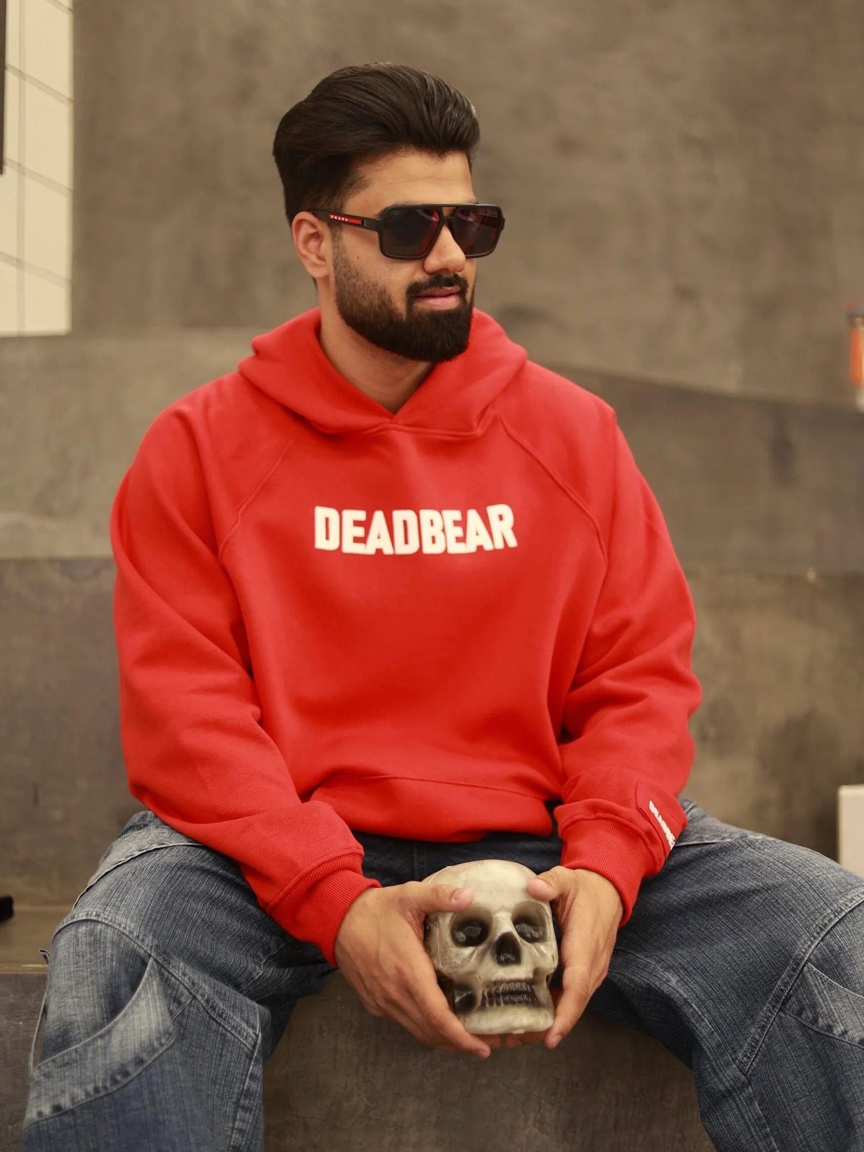 Basic Red Hoodie - Image 3