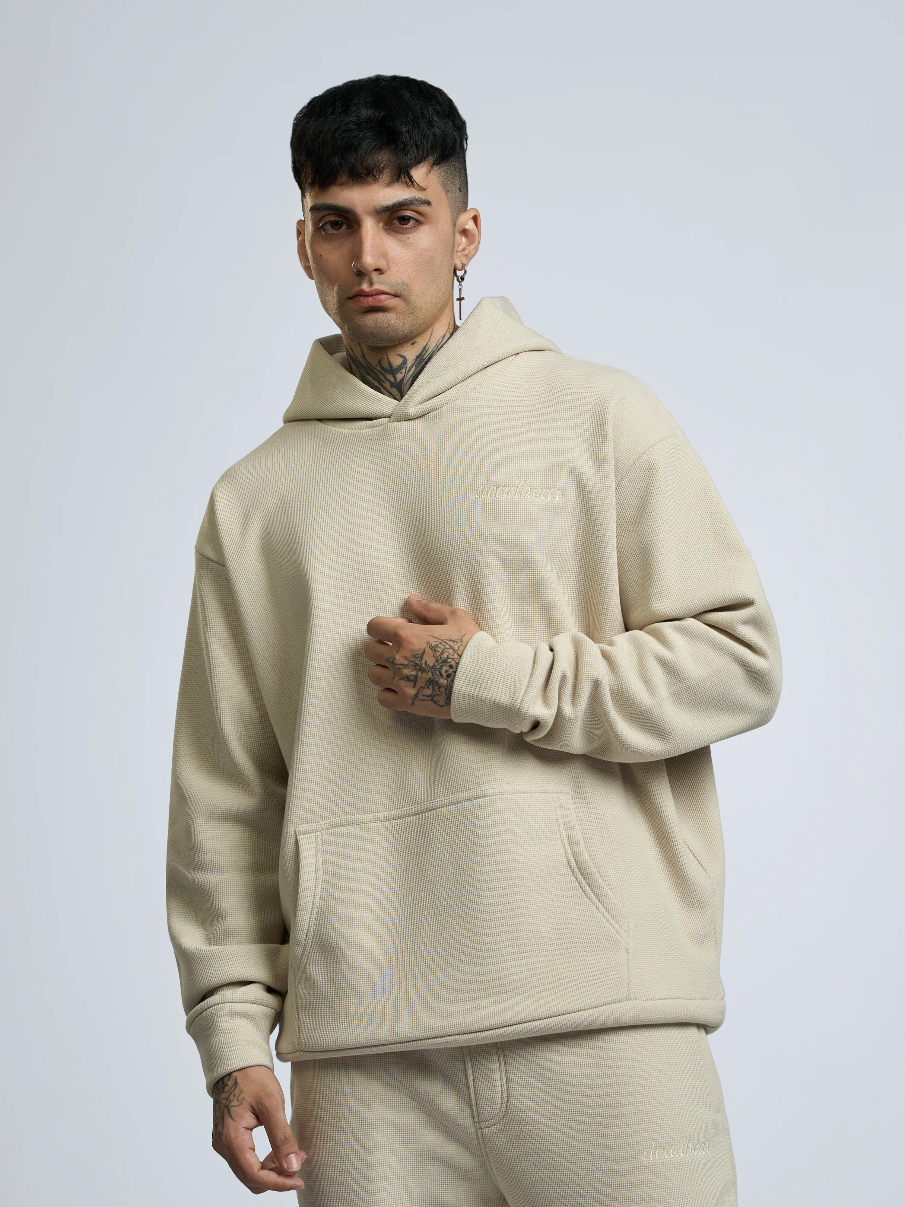 Co-ord Hoodie Beige - Image 7