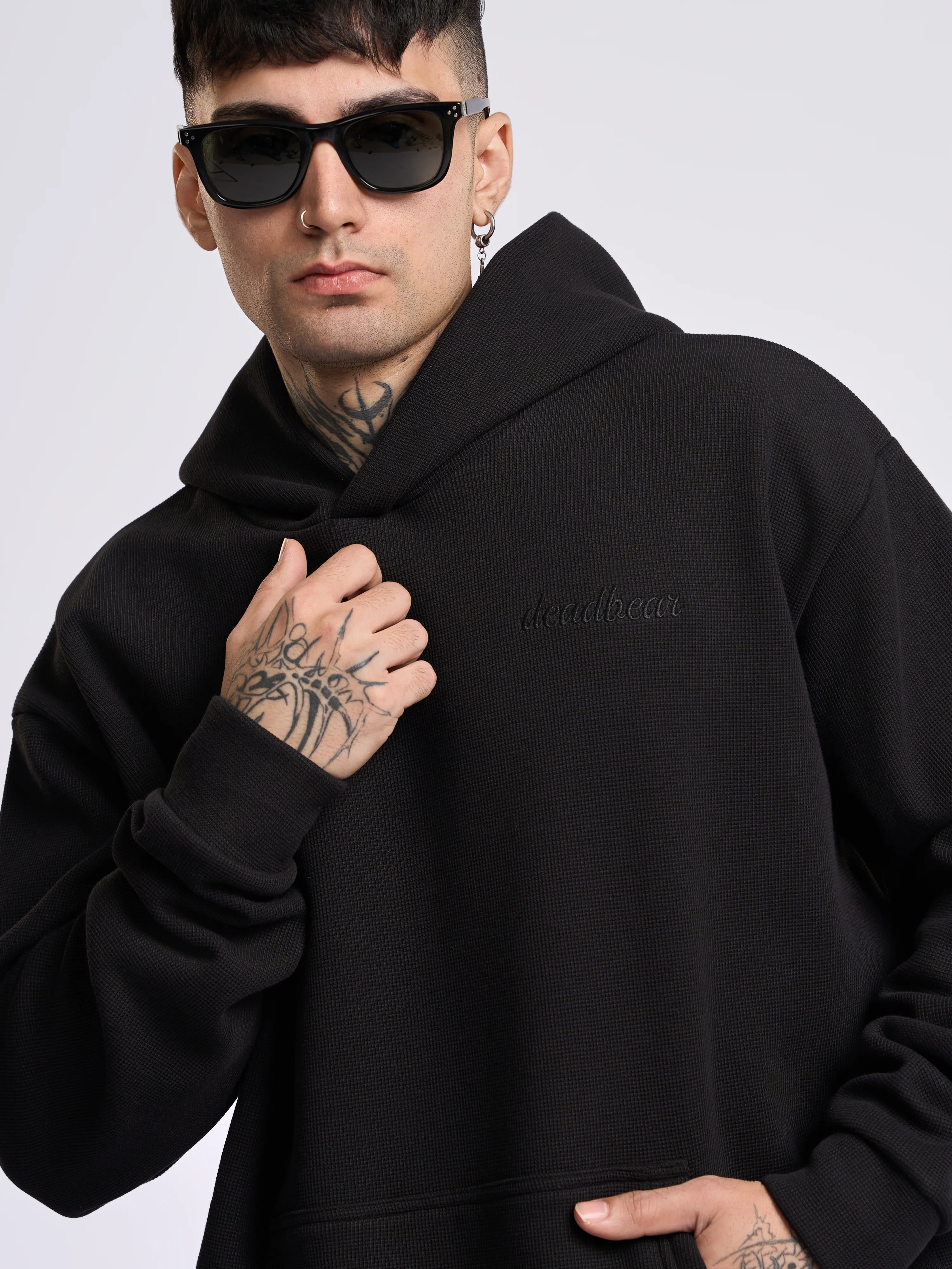 Co-ord Hoodie Black - Image 3