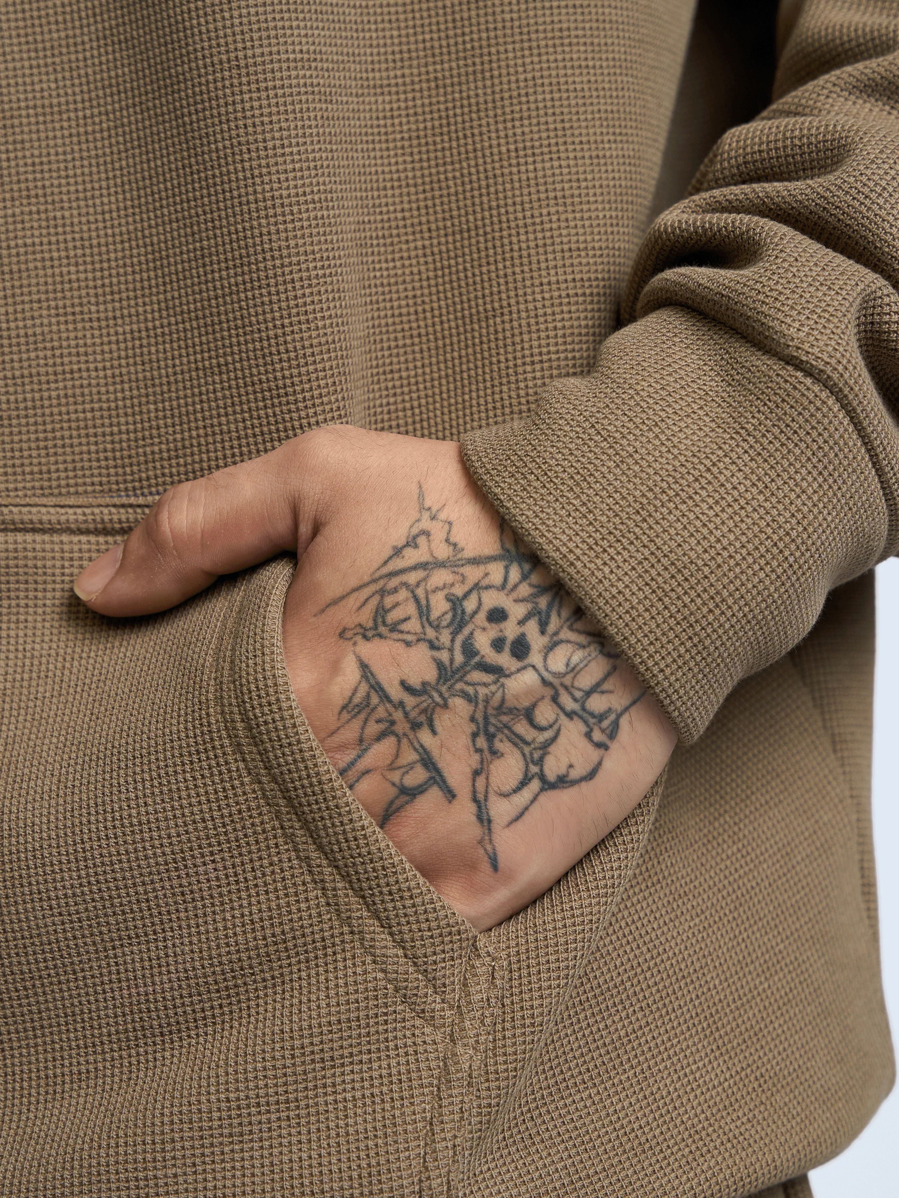 Co-ord Hoodie Lt. Brown - Image 4