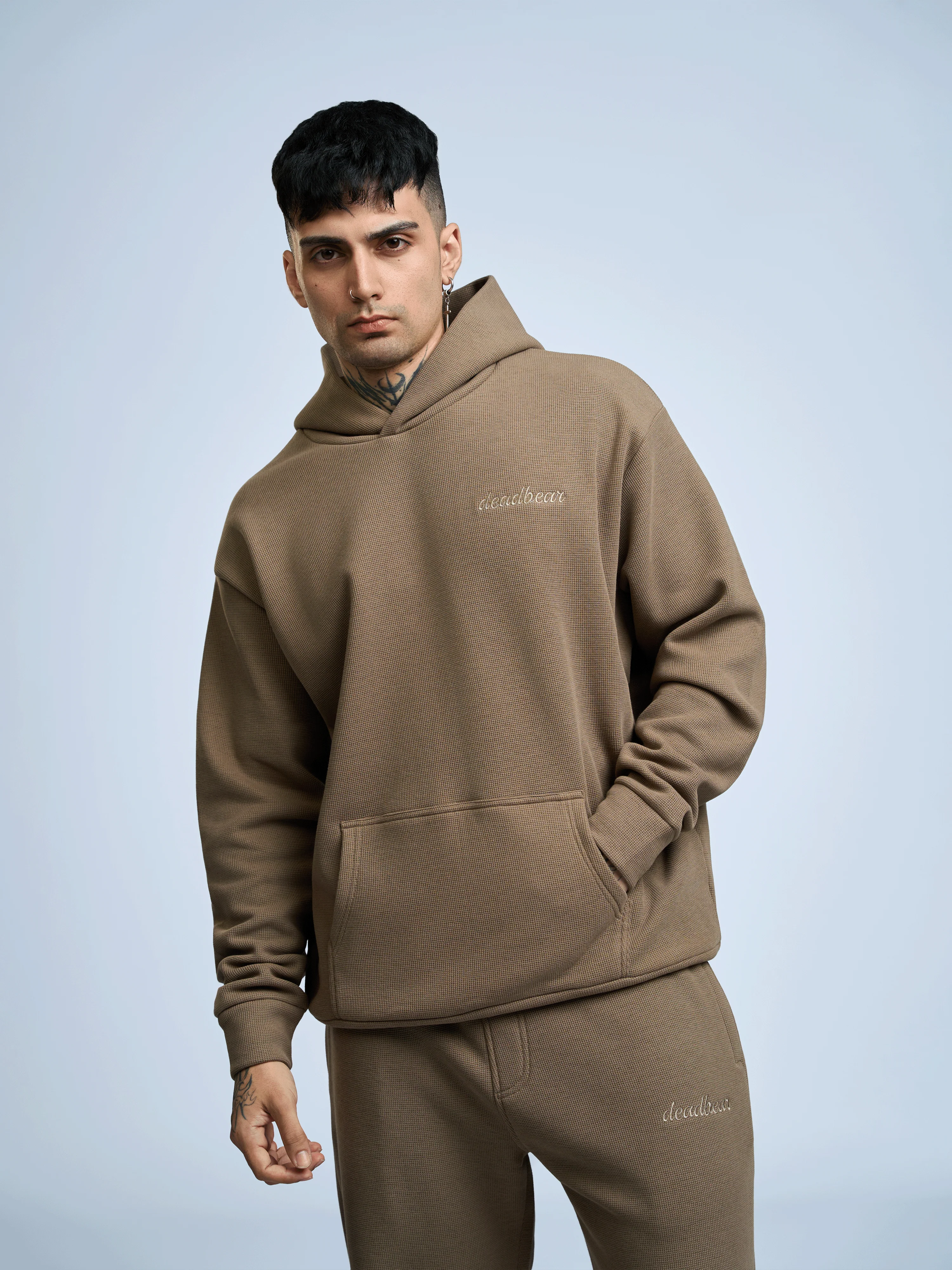 Co-ord Hoodie Lt. Brown - Image 9