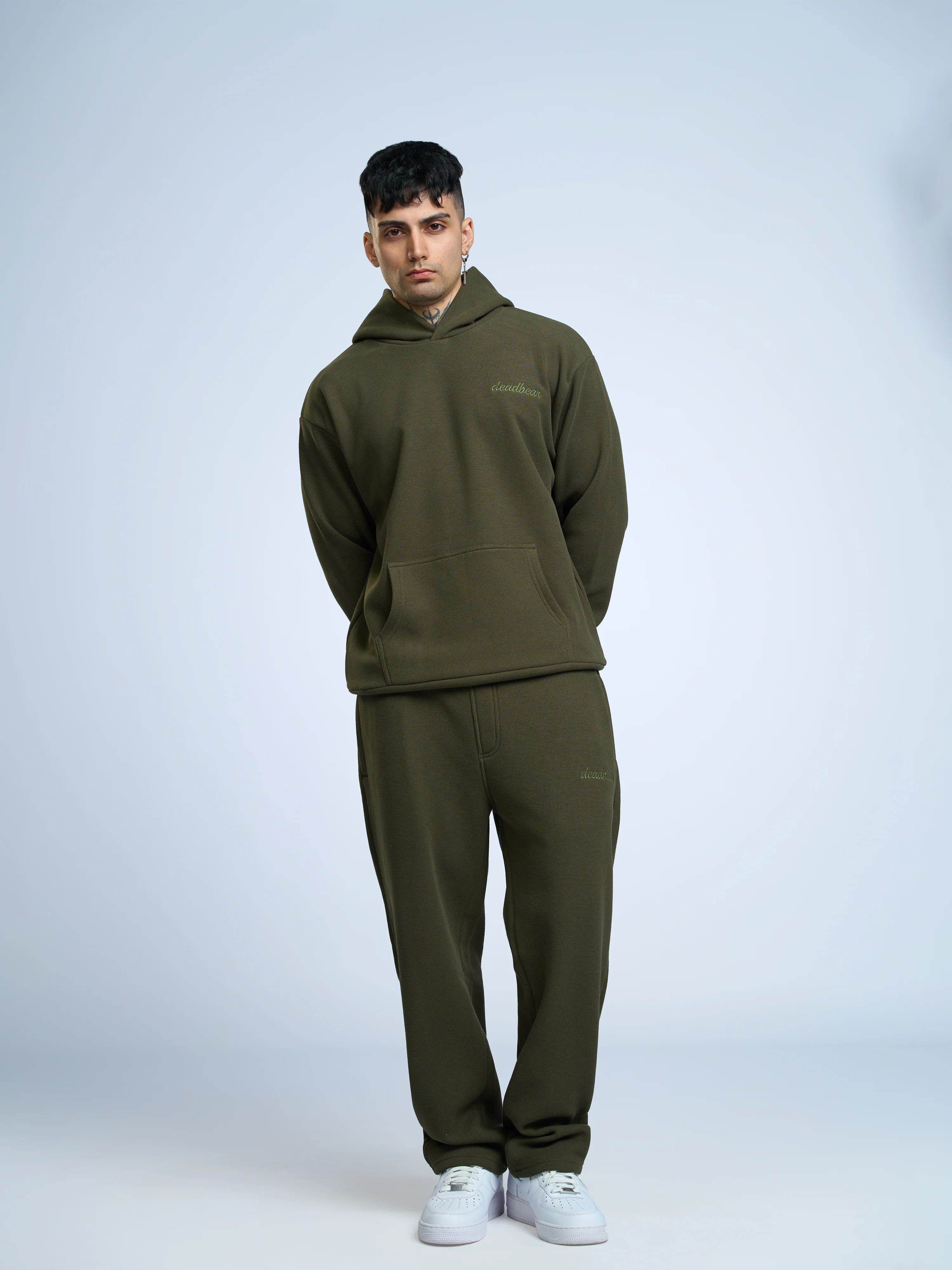 Co-ord Hoodie Olive - Image 12