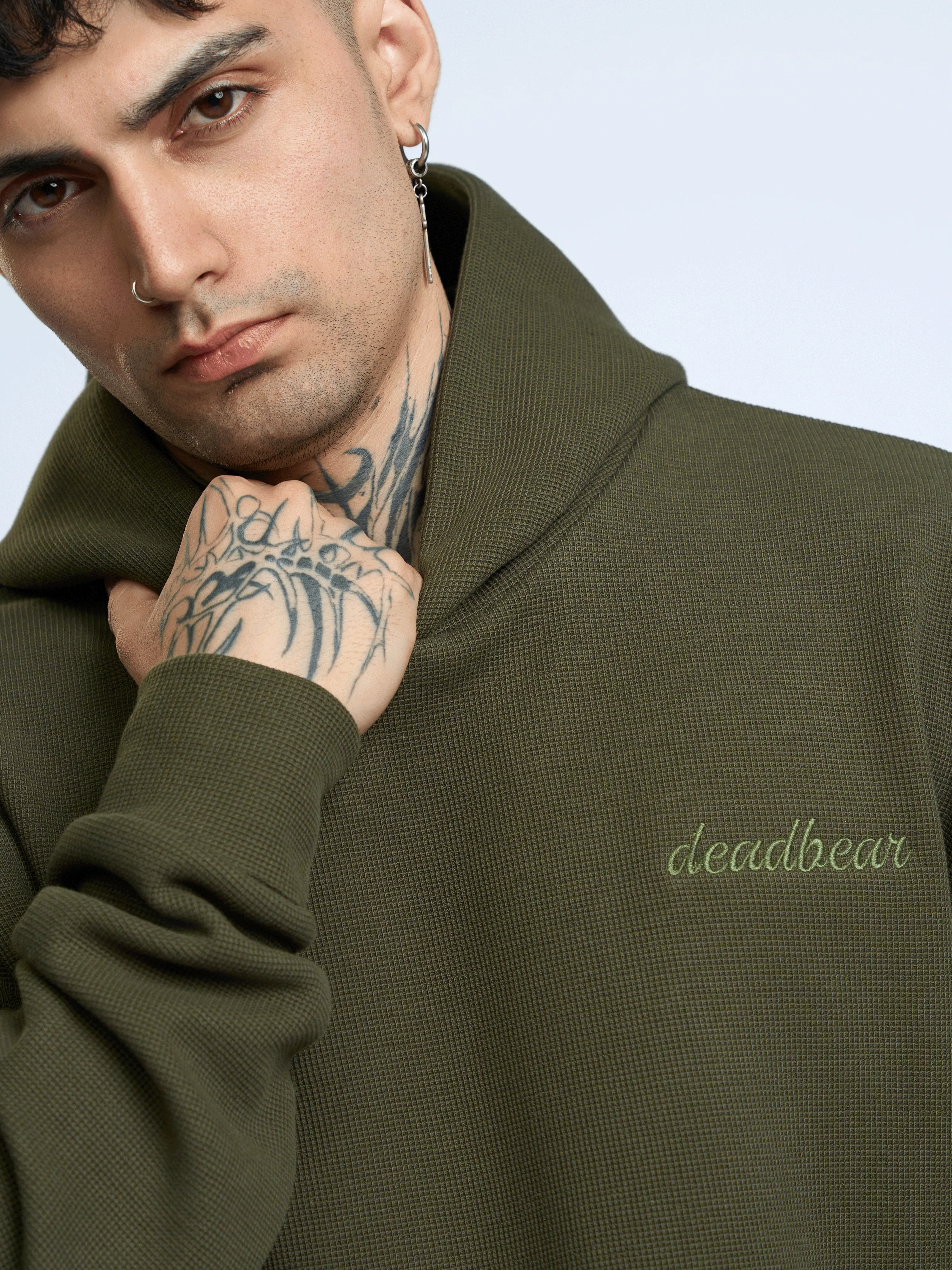 Co-ord Hoodie Olive - Image 3