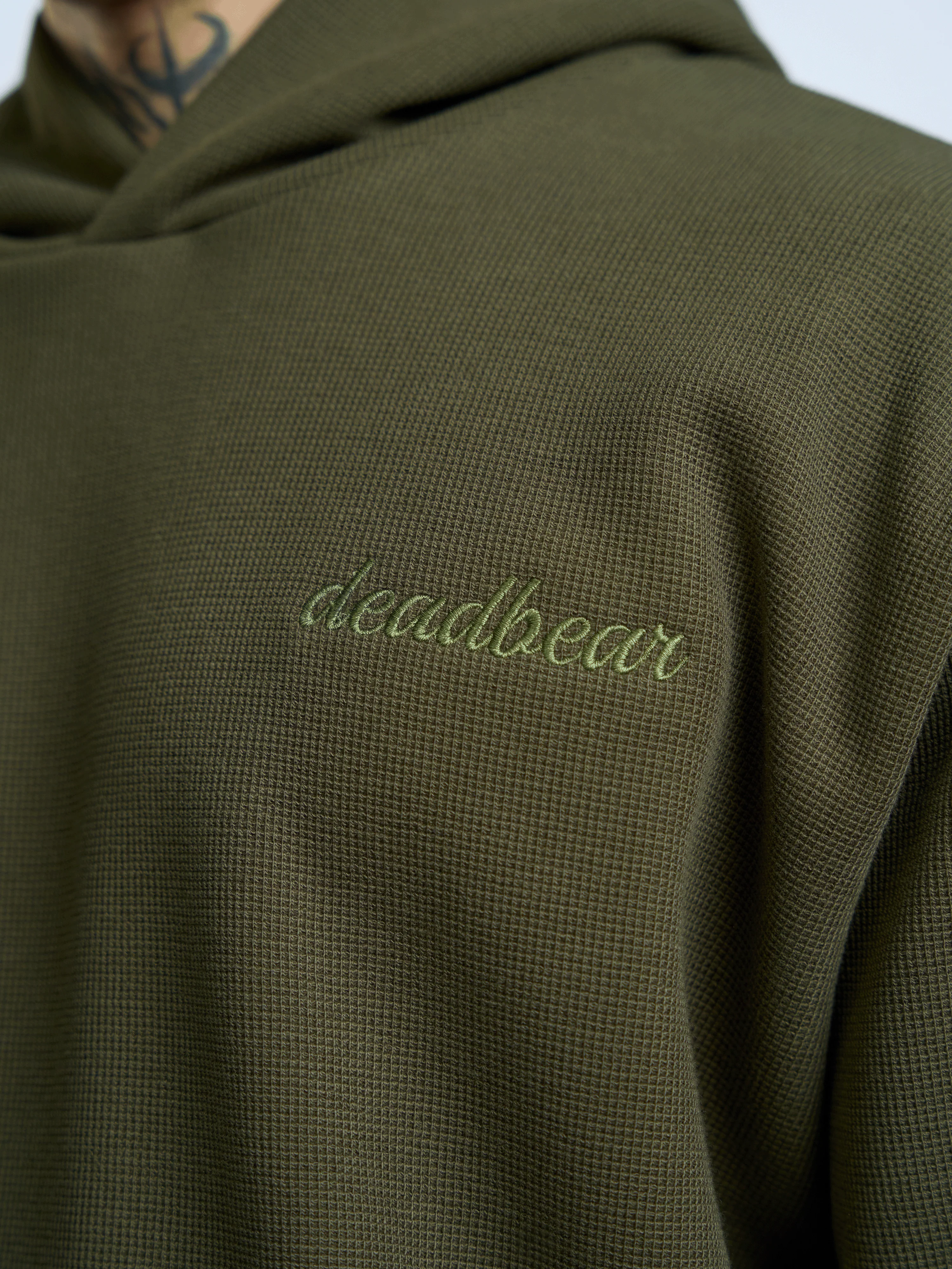 Co-ord Hoodie Olive - Image 5