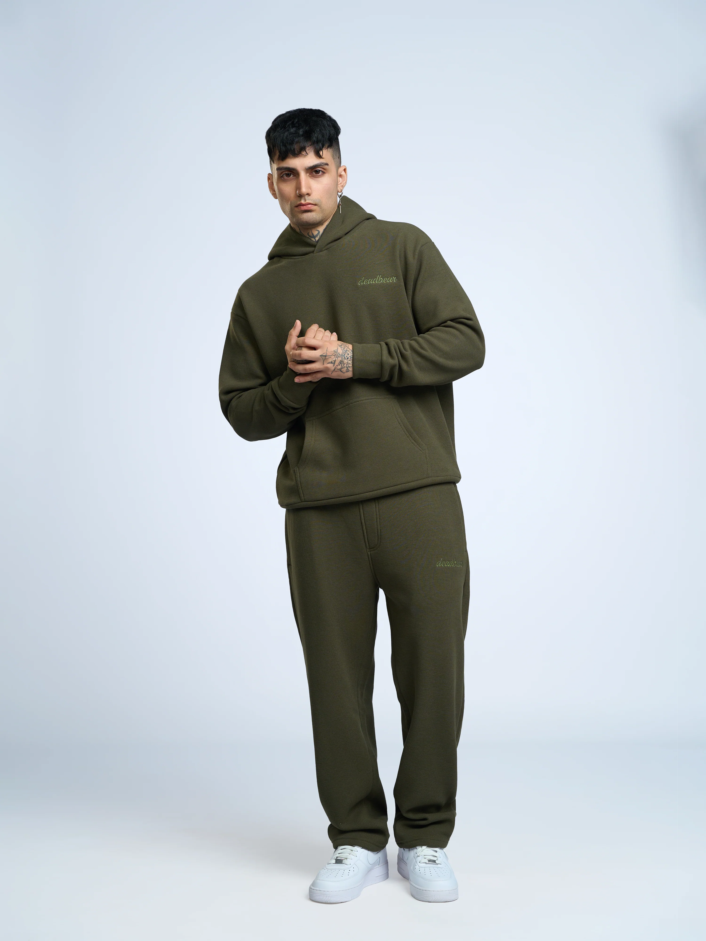 Co-ord Hoodie Olive - Image 8