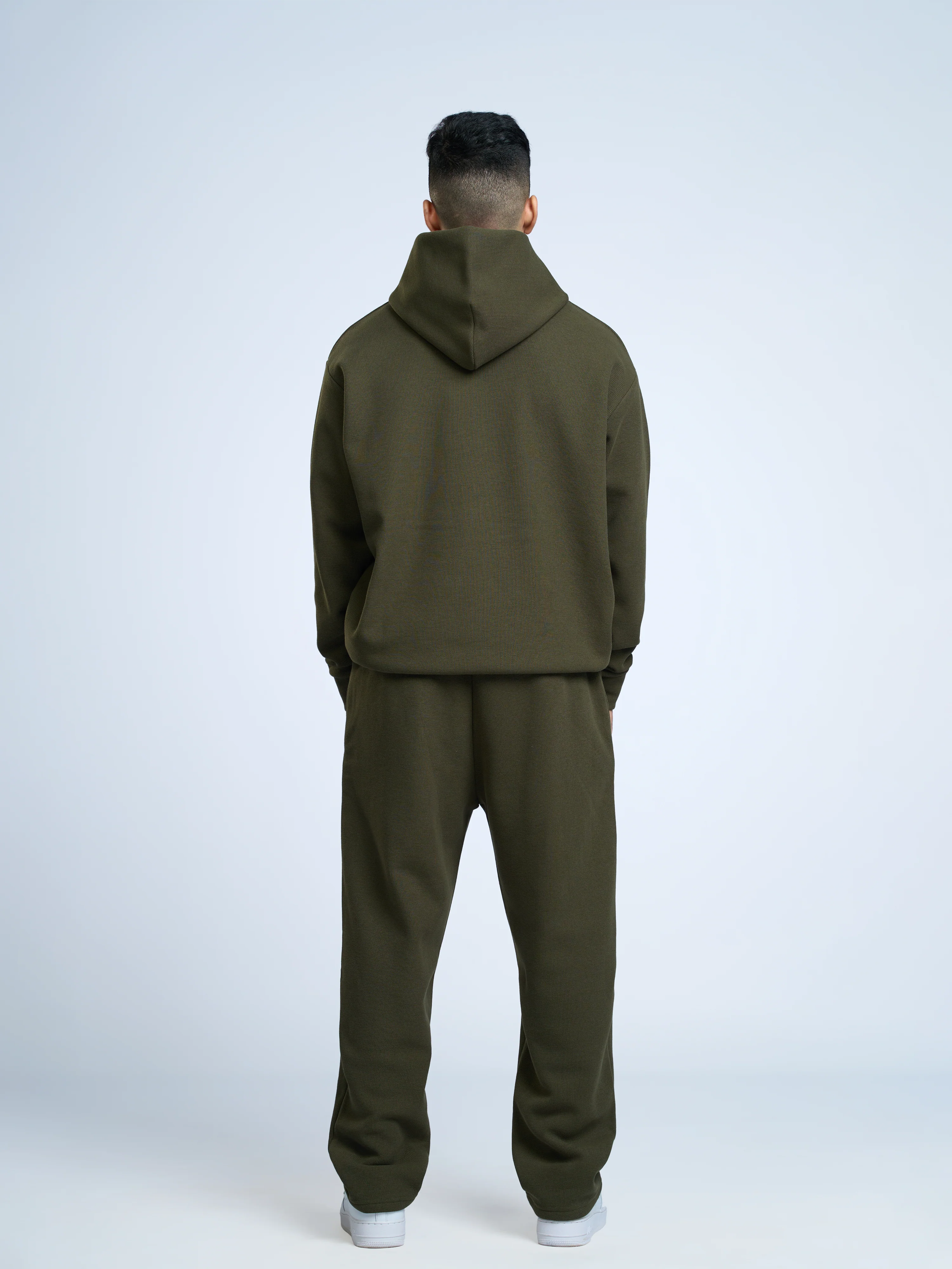 Co-ord Hoodie Olive - Image 9