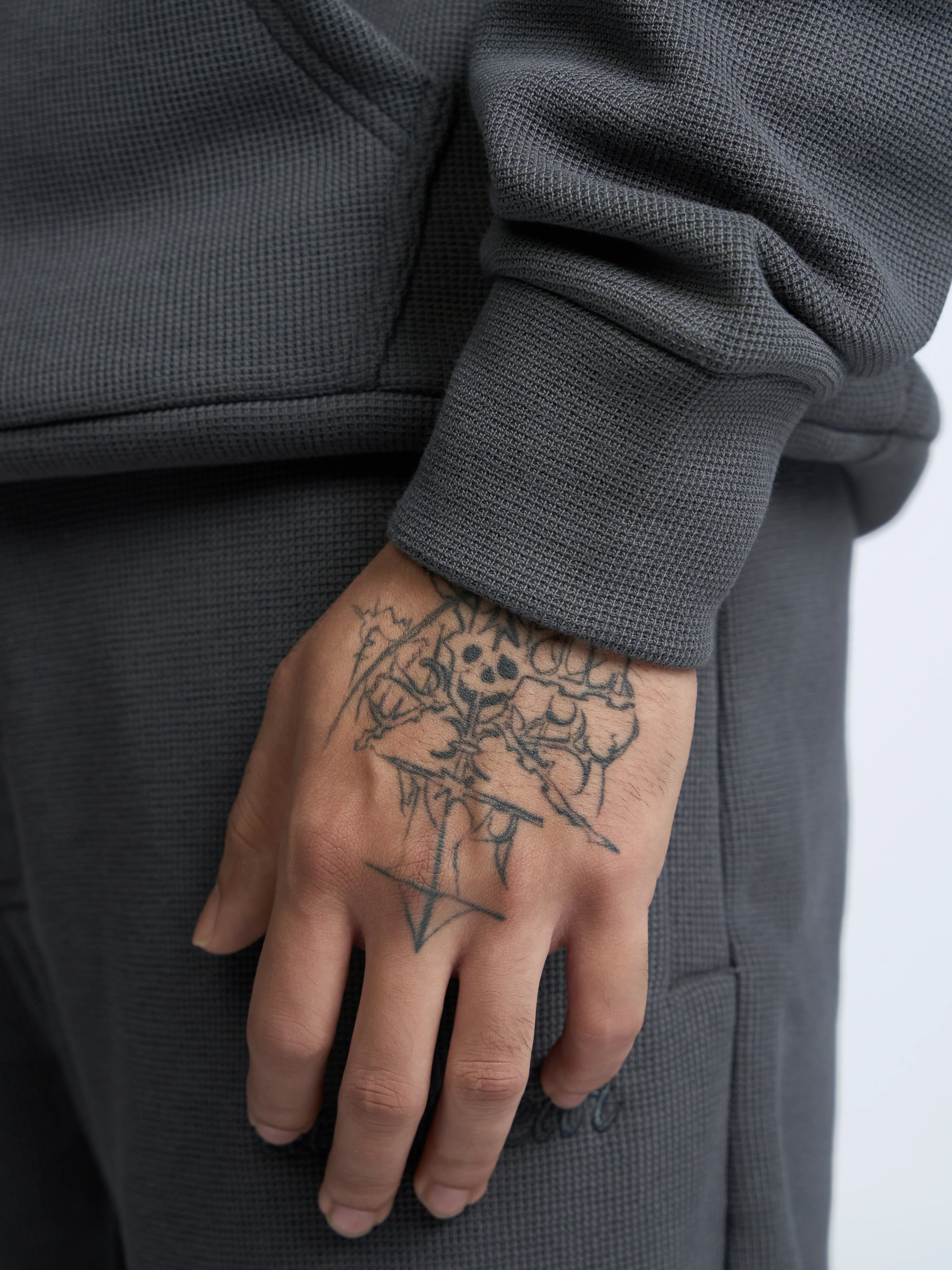 Co-ord Hoodie Grey - Image 9