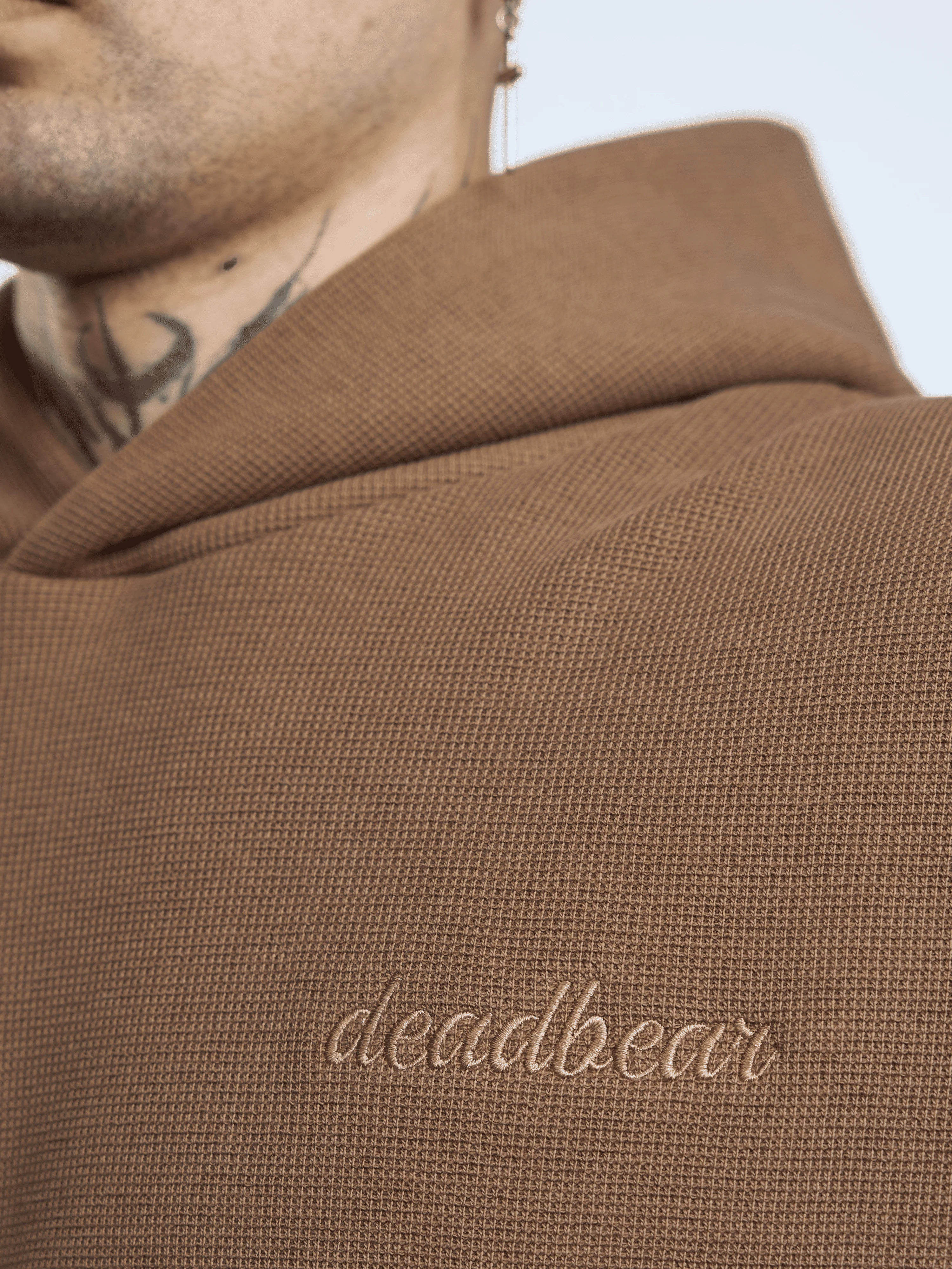 Co-ord Hoodie Taupe - Image 4