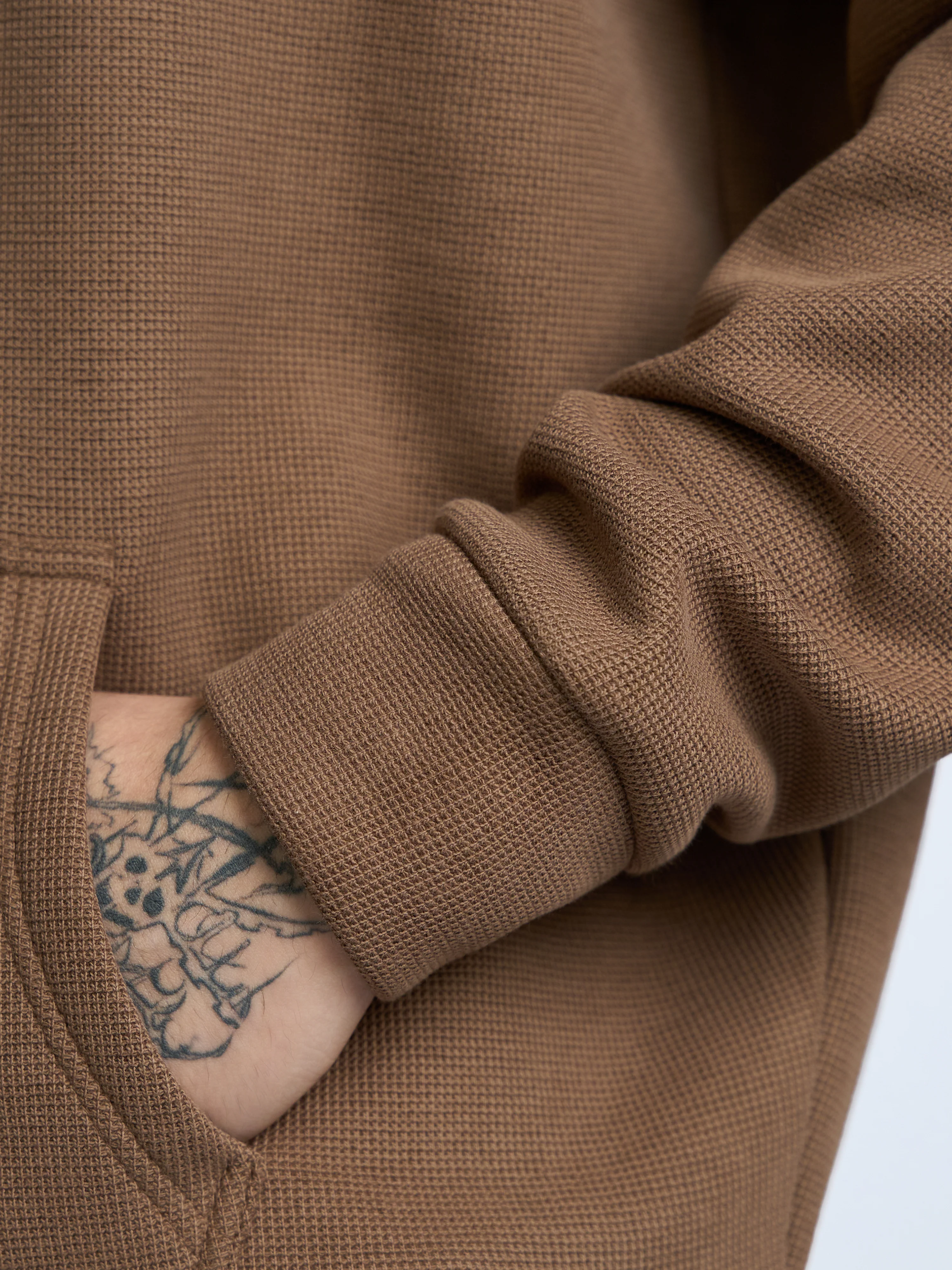 Co-ord Hoodie Taupe - Image 5