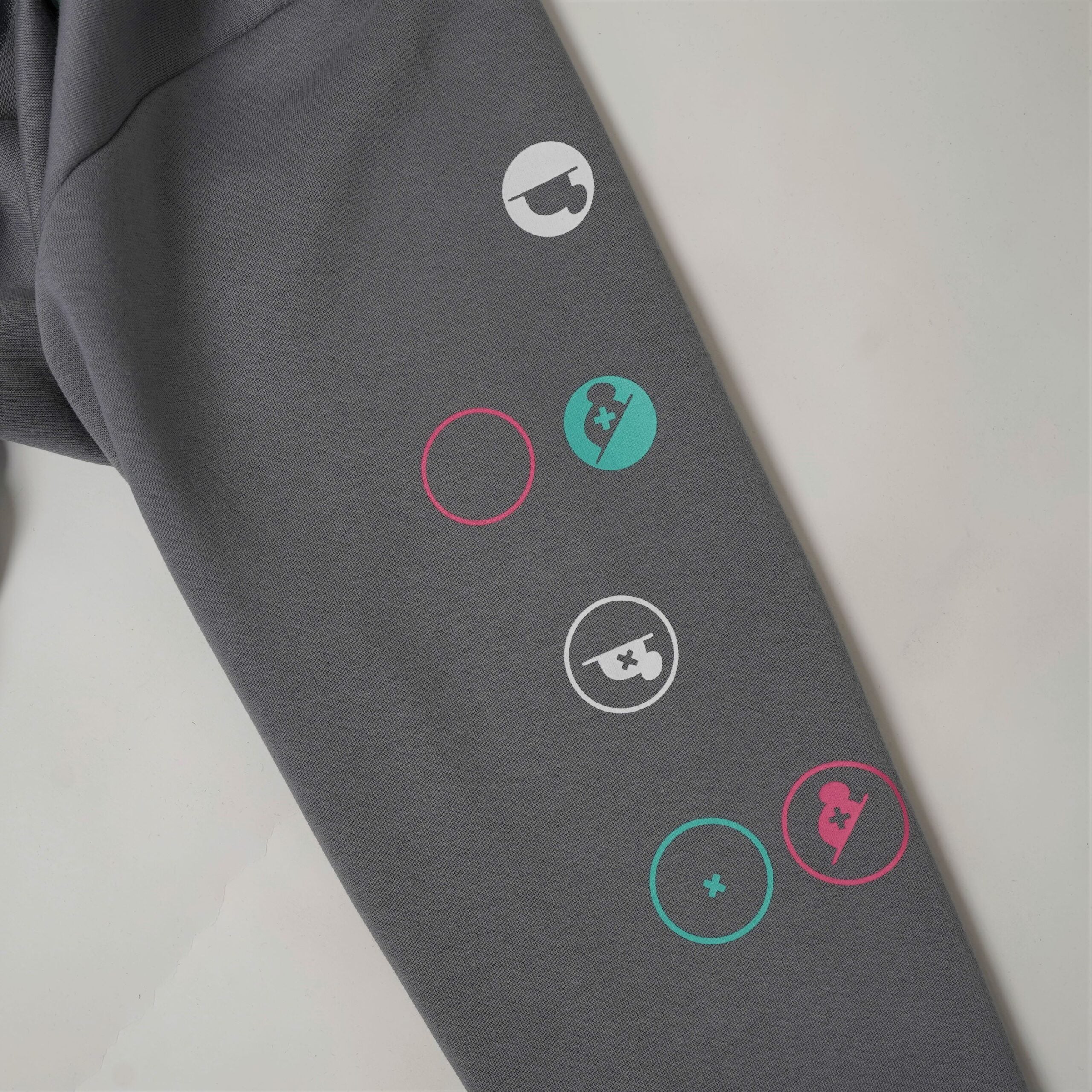 Grey Graphic Hoodie - Image 4