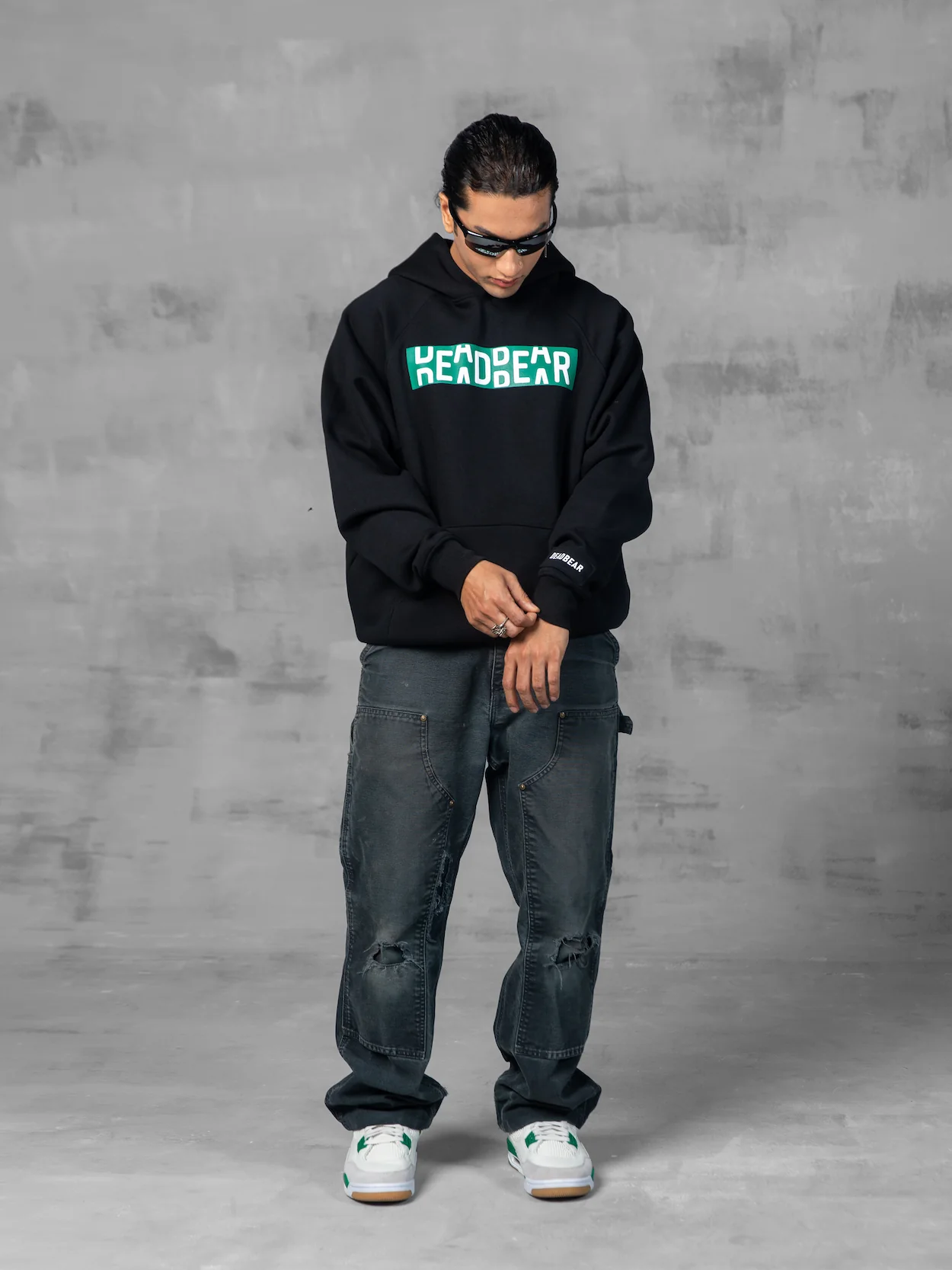 Skeleton Hoodie Black - Image 3