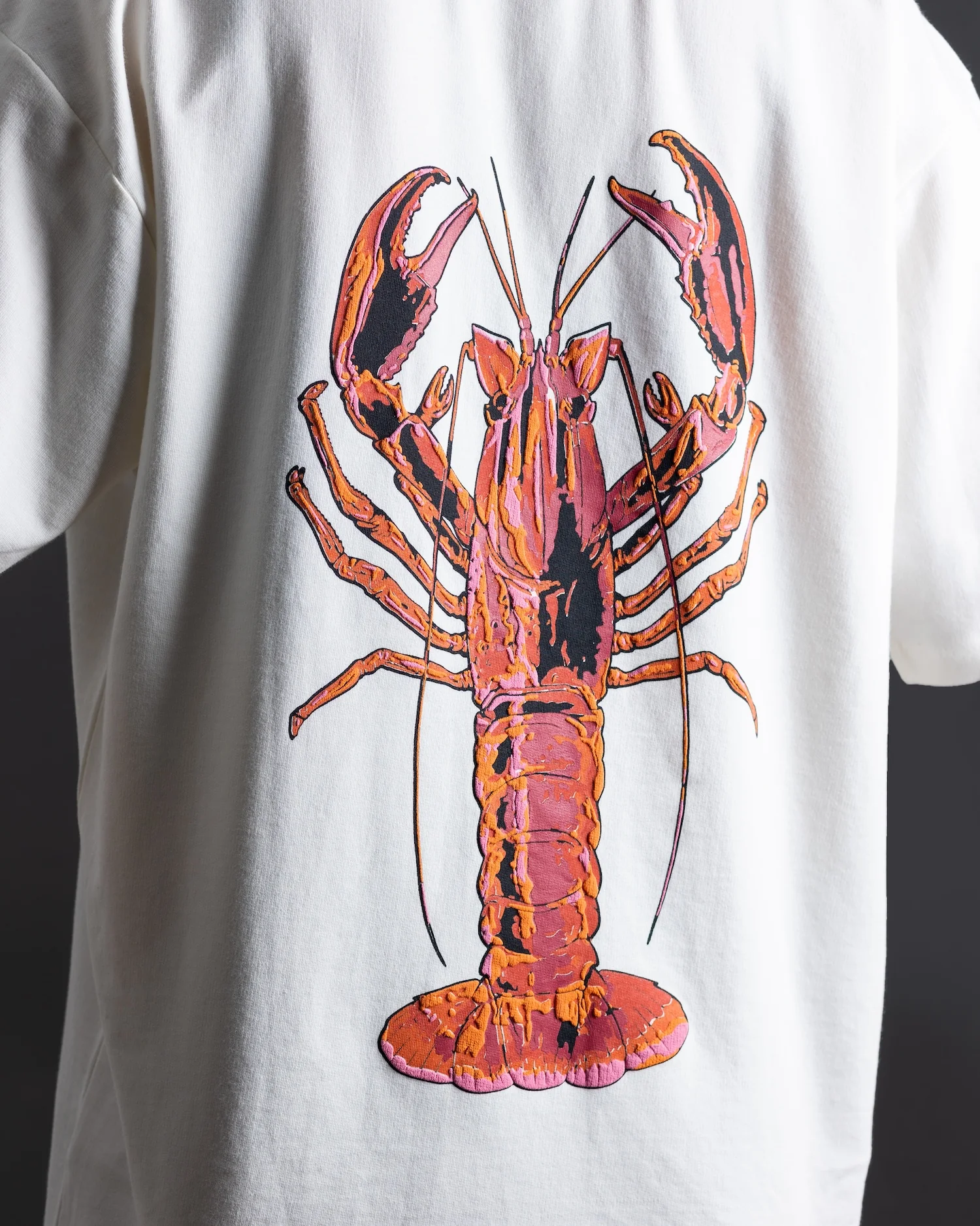 The Lobster Tee - Cream White - Image 4