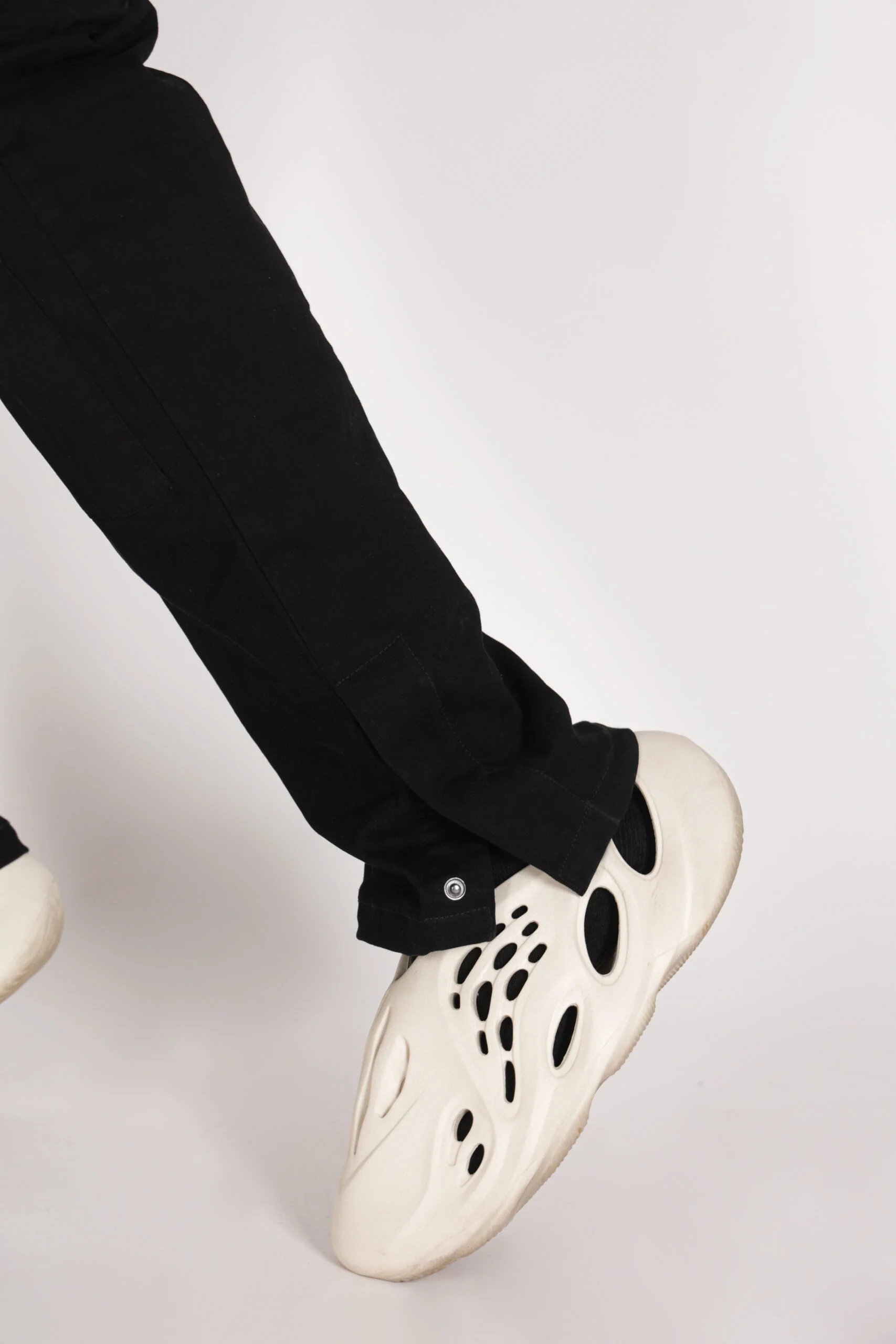 Washed Black Cargo Pants - Image 3