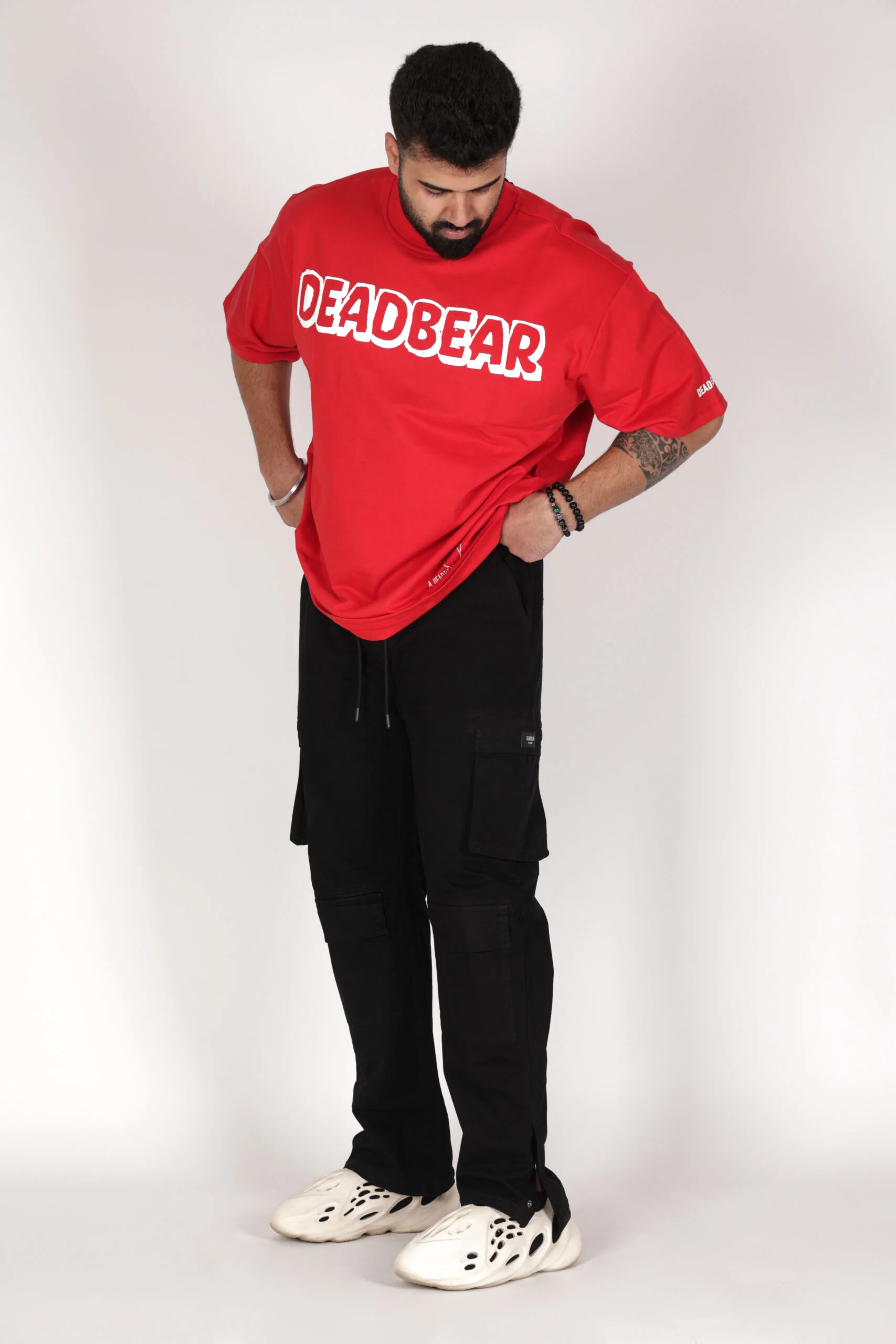 Washed Black Cargo Pants - Image 6